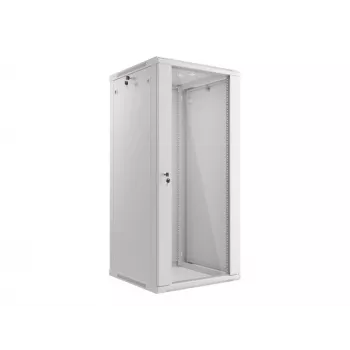 Szafa rackowa wisząca Lanberg 19'' 27U 600x600mm szara (drzwi szklane)