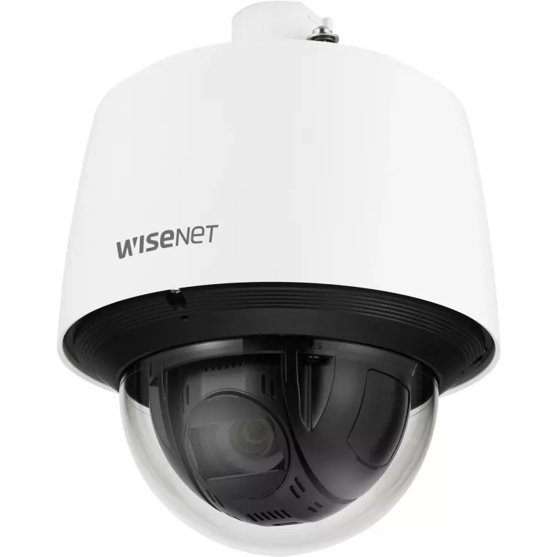 Kopułkowa kamera bezpieczeństwa IP Hanwha QNP-6250H Zewnętrzna 1080p, przetwornik CMOS 1/2.8 cala, obiektyw zmiennoogniskowy 4,44–111 mm, montaż sufitowy/ścienny
