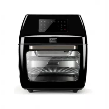 Frytkownica beztłuszczowa Black & Decker BXAFO1200E — 12 L, 1700 W, sterowanie dotykowe, 40–200°C, rożen, pieczenie i smażenie
