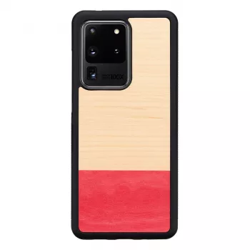 Etui Man and Wood Galaxy S20 Ultra miss match Czarny — ochronne etui na plecki do Samsung Galaxy S20 Ultra