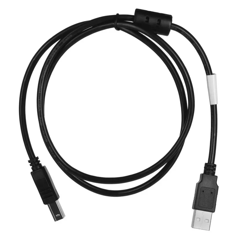 Lanberg CA-USBA-11CC-0010-BK Kabel USB 1 m 2.0 USB B Czarny