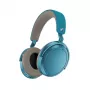 Słuchawki Sennheiser Momentum 4 Wireless — nauszne Bluetooth 5.2, bateria 60 h, aktywna redukcja hałasu, 3,5 mm, niebieskie