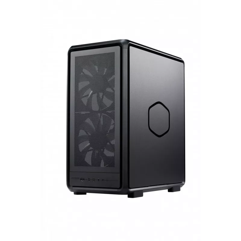 PC Midi Tower Cooler Master MasterFrame 500 Mesh — Czarny z przezroczystym bokiem, obsługa ATX/EATX, 2x200mm przód, 1x120mm tył