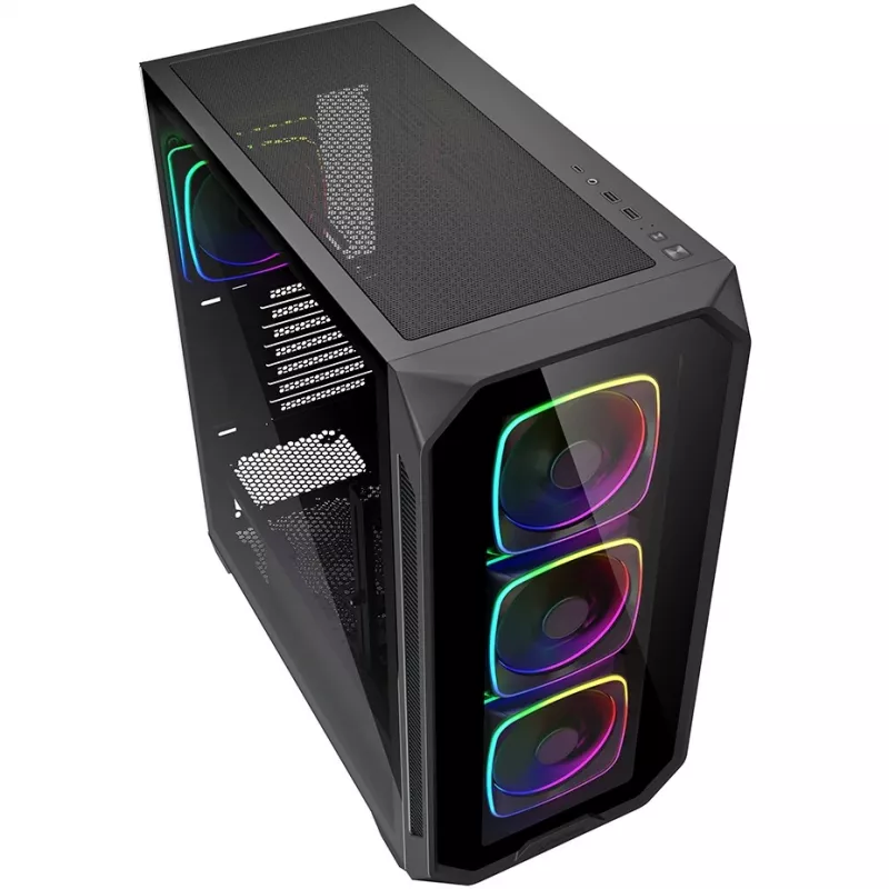 PC Case Sharkoon AK5G RGB Midi Tower Czarny