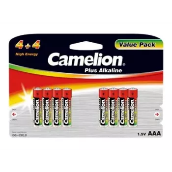 Baterie alkaliczne AAA (LR03) CAMELION 11044803 — opakowanie 8 szt., jednorazowe