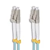 Qoltec - kabel krosowy - LC/UPC Multimod (M) do LC/UPC Multimod (M) - 1 m - światłowód - Duplex - 50/125 mikronów - OM3 - bezhalogenowy