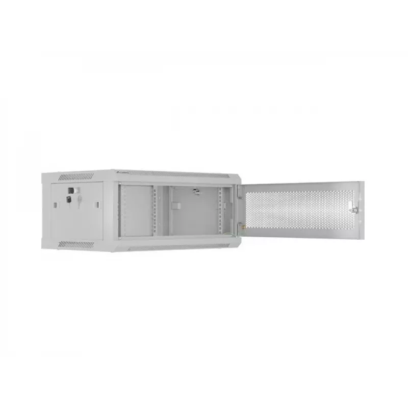 Szafa rack LANBERG WF01-6404-23S 19 cali 4U szara z perforowanymi drzwiami