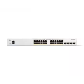 Cisco Catalyst 1200-24P-4X Smart Switch, 24 porty GE, PoE, 4x10GE SFP+, ograniczona dożywotnia ochrona (C1200-24P-4X)