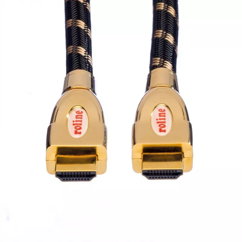 Kabel HDMI ROLINE GOLD Ultra HD 1m