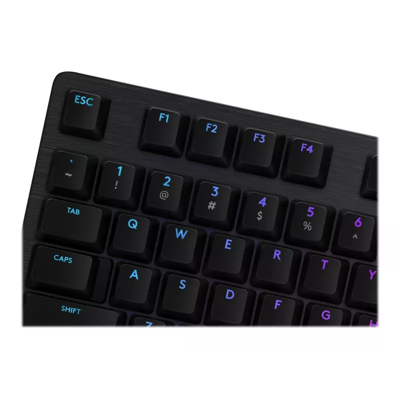 Logitech Gaming G512 - Tastatur - Hintergrundbeleuchtung - USB - QWERTY - Spanisch - Tastenschalter: GX Brown Tactile - Kohle