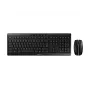 CHERRY Stream Desktop Klawiatura z myszą Biuro RF Bezprzewodowy AZERTY Francuski Czarny