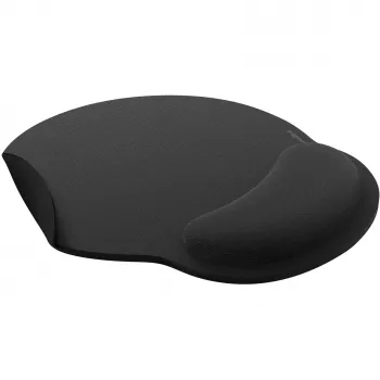 Podkładka pod mysz z pianki memory Speedlink VELLU z podpórką pod nadgarstek, 230×254 mm, czarna
