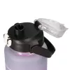 Zestaw motywacyjnych butelek na wodę Extralink 3W1 różowo-czarny 2000ML+900ML+300ML