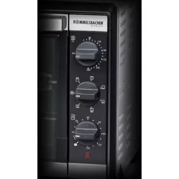 Mini piekarnik Rommelsbacher BG 1805/E Stal nierdzewna – 42 L, 80–230 °C, 7 trybów, rożen