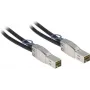 Inter-Tech - Zewnętrzny kabel SAS - SAS 12Gbit/s - 36-pin 4x Mini SAS HD (SFF-8644) (M) do 36-pin 4x Mini SAS HD (SFF-8644) (M) - 1,0m - Czarny (88885008)