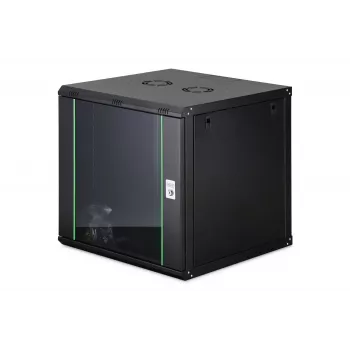 Szafa sieciowa naścienna DIGITUS Dynamic-N DN-37111 — 12U, 600x600 mm, IP20, zamek na klucz