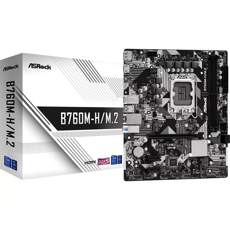 ASRock B760M-HDV/M.2 DDR5 Micro-ATX Płyta Główna
