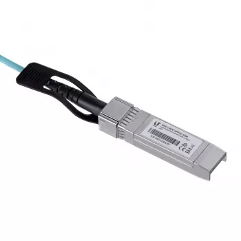 Kabel światłowodowy/AOC UBIQUITI UACC-AOC-SFP10-5M SFP+ do SFP+, 10 Gbit/s, 5 m, 850 nm, płaszcz PVC, akwamaryna