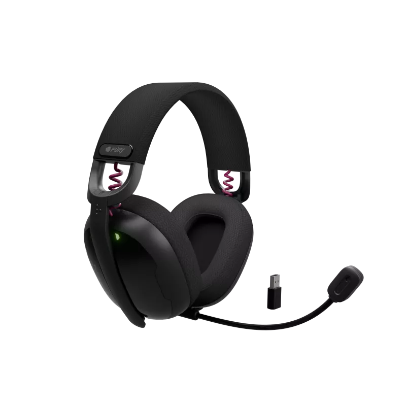 Słuchawki gamingowe Genesis Fury Fukiya F6 | Bluetooth | Nauszne | Mikrofon | Bezprzewodowe | Czarny
