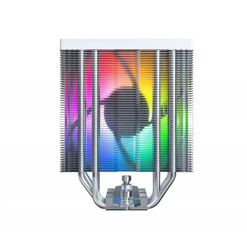 Chłodzenie powietrzne Montech NX400 ARGB 120 mm Biały — 270 W TDP, FDB, 156×74×120 mm