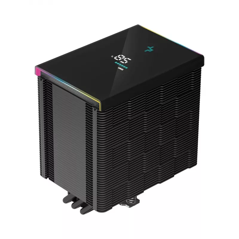 Chłodzenie powietrzne DeepCool AK500 Digital 12 cm Czarne 2.19 mmH2O