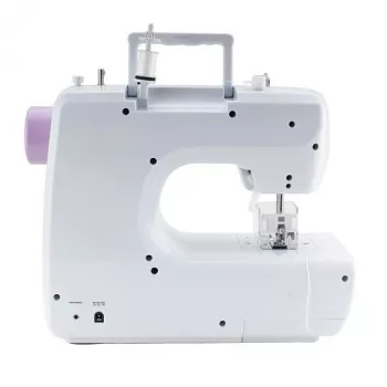 Mechaniczna maszyna do szycia Łucznik Lena 2019 — podstawowy model mechaniczny, 16 programów, 24 W, wolne ramię, dziurka 4-etapowa