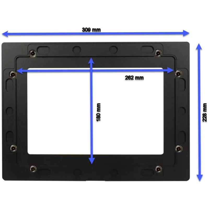 Ramka do tabletu ALLNET ALLTCOVER10WBV1 — czarna, 309 x 228 mm