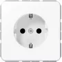 JUNG CD 1520 BFKI WW gniazdo Schuko, typ F, odporne na uszkodzenia, alpejska biel
