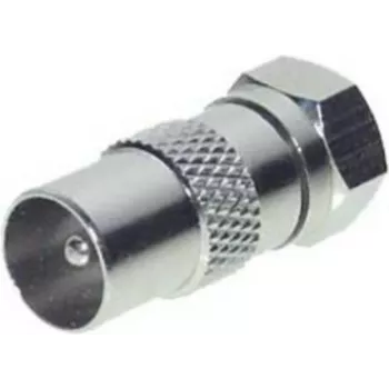 Adapter ShiverPeaks 85323 wtyk IEC na złącze F do telewizji / połączeń koncentrycznych