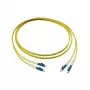 Kabel krosowy GoodConnections LWL Duplex OS2 (jednomodowy, 9/125) LC/LC, LSZH, odwracalna polaryzacja, 15m,