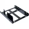 Rama montażowa ultron wewnętrzna 2x2.5 SSD/HDD metalowa czarna (377215)