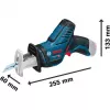 Bosch GSA 10,8 V-LI Professional czarny, niebieski