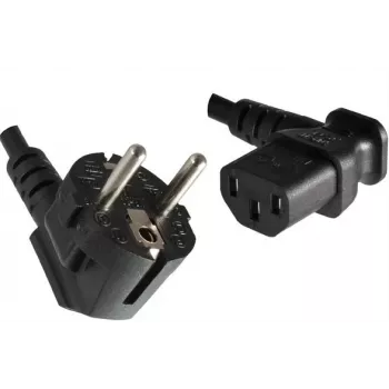 Microconnect PE010518L kabel zasilający Czarny 1.8 m CEE7/7 C13 coupler