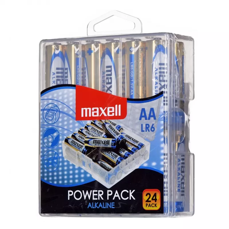 MAXELL Bateria alkaliczna LR6 VALUE BOX, 24 szt.