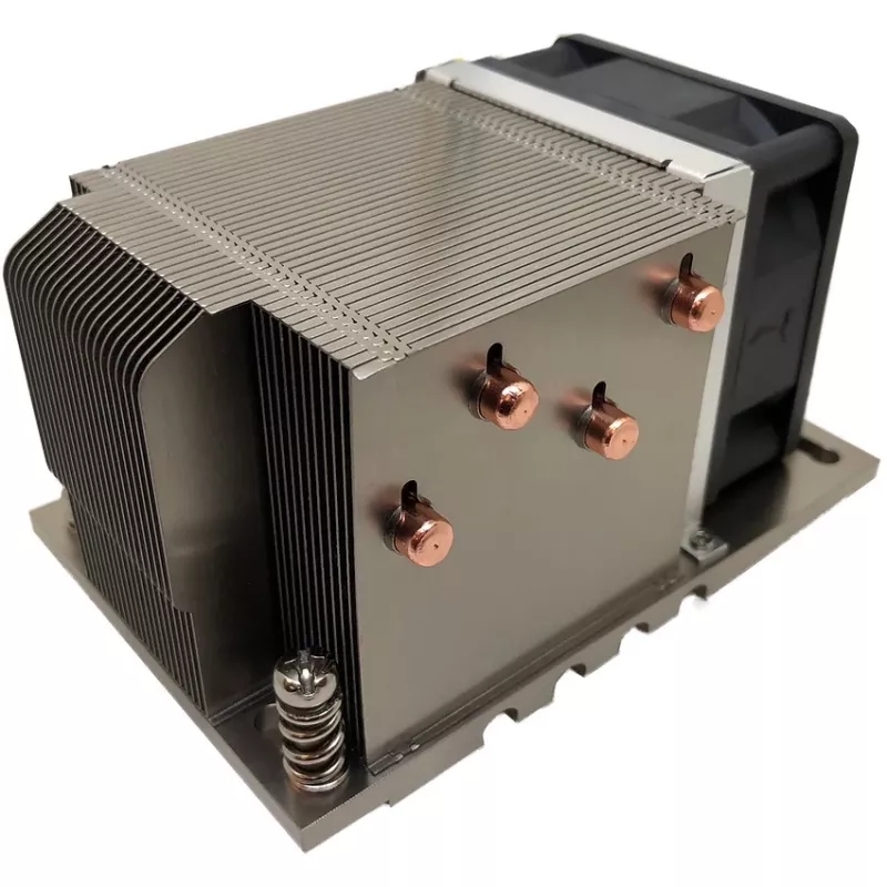 Chłodzenie Inter-Tech A-26 Chłodzenie procesora 6 cm Czarny Srebrny