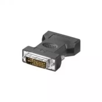 Wentronic Goobay analogowy adapter DVI/VGA, wtyk DVI-I Dual-Link (24+5-pin), czarny - wtyk DVI-I Dual-Link (24+5-pin) > gniazdo VGA (15-pin) (68030)