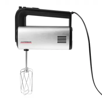 Robot kuchenny Gastroback Design Handmixer Pro Czarny Srebrny