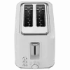 Toster elektryczny, biały, 220-240V, 50-60Hz, 920-1080W, 2 szczeliny, 3 tryby, 7 poziomów opiekania