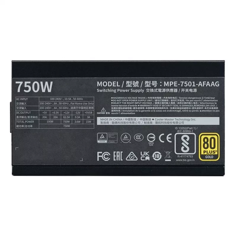 Cooler Master MPE-7501-AFAAG-3EEU Czarny