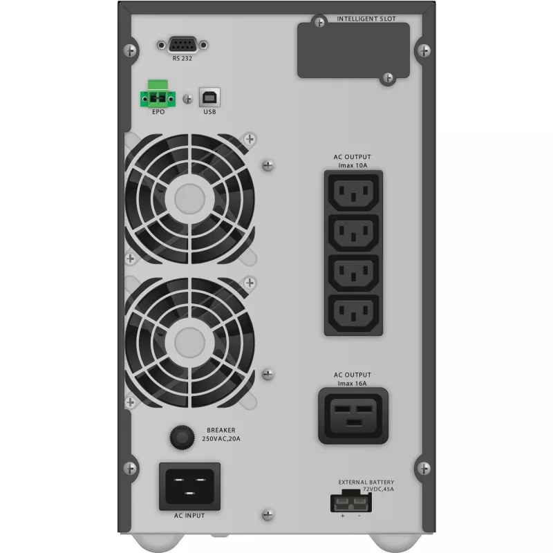 PowerWalker VFI 3000 TGB Podwójna konwersja (Online) 3 kVA 2700 W 5 gniazd AC
