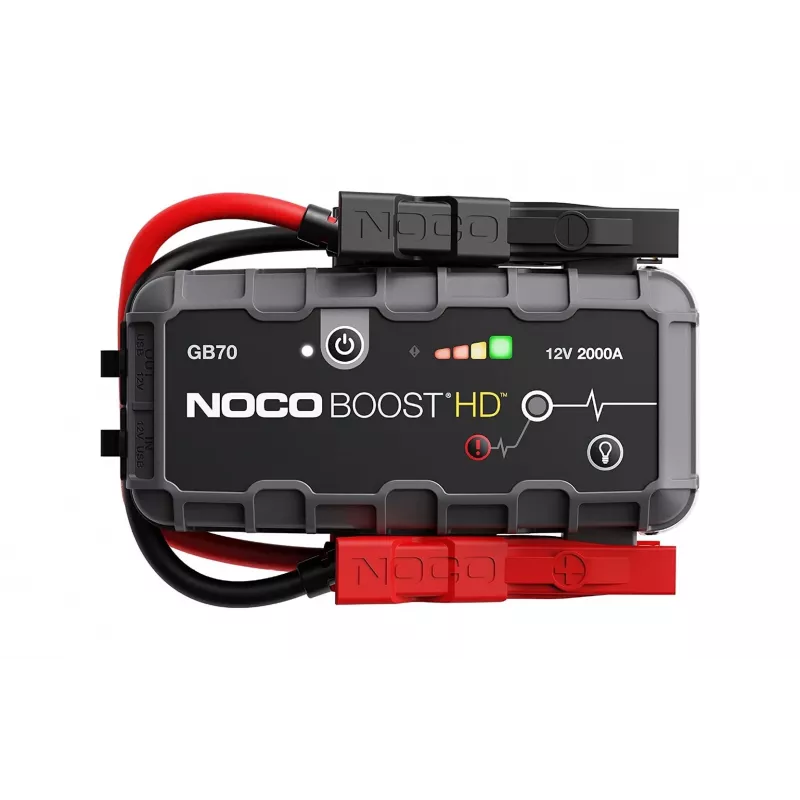 NOCO GB70 Boost 12V 2000A Jump Starter urządzenie rozruchowe z wbudowanym akumulatorem 12V/USB