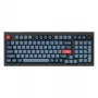 Klawiatura Keychron V5 Max uniwersalna RF bezprzewodowa Bluetooth czarno-szara 96% mechaniczna