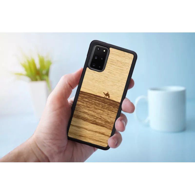 Etui na smartfona Man and Wood Galaxy S20+ Terra Czarny ochronne etui dla Samsung Galaxy S20+