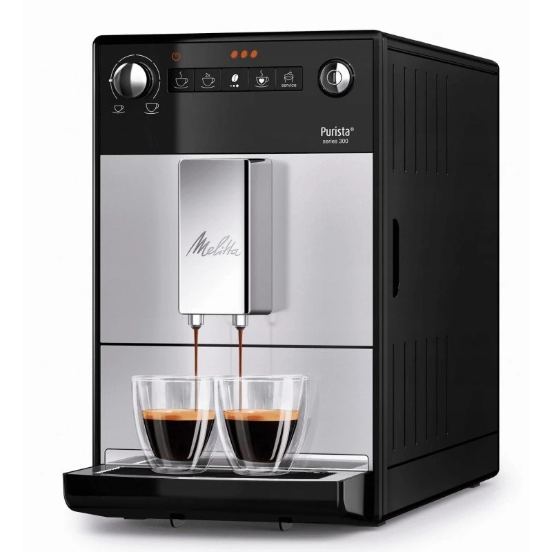 Melitta Purista Series 300 F23/0-101 ekspres do kawy z młynkiem - Srebrny