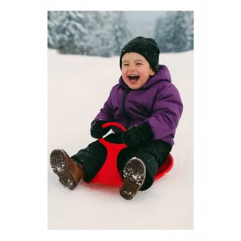 Sanie Jamara Snow Play Snow Glider czerwone — plastikowe, 570×380×30 mm