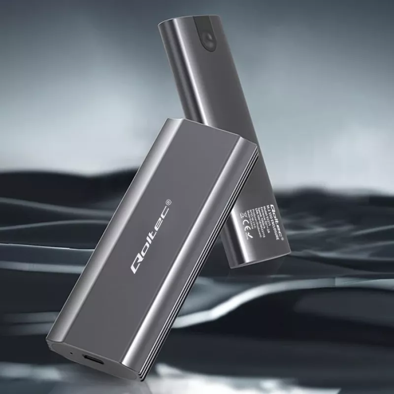 Obudowa | kieszeñ NV2271 na dysk M.2 SSD | SATA | NVMe | USB-C | 2TB