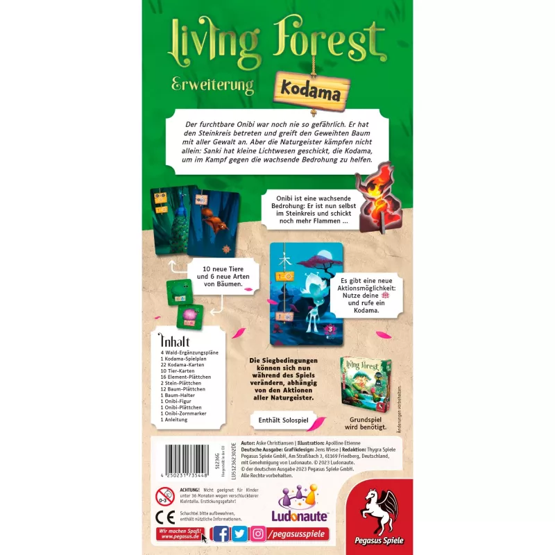 Living Forest: Kodama, dodatek do gry planszowej