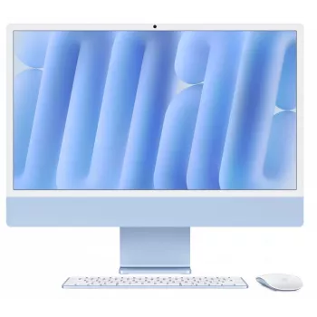 iMac 24 cale: M4 10/10, 16 GB, 512 GB SSD - Niebieski