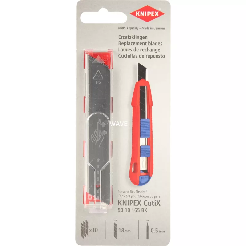 Nóż wielofunkcyjny Knipex 90 10 165 E02 stal nierdzewna 119 mm