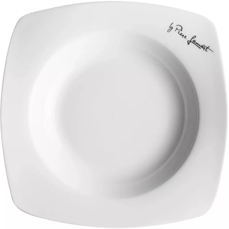 Zestaw naczyń stołowych LAMART LT9002 — 6 szt. talerzy porcelanowych: 2×25cm, 2×20cm, 2×17cm, biały